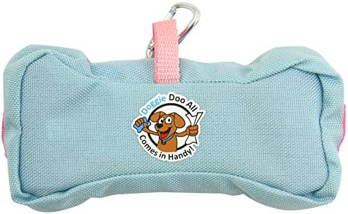 Doggie Doo All Wipes &amp; Bags Dispenser, Baby Blue/Cotton Candy Pink