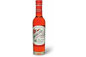 Premium Hot Chili Oil by Banhoek Chili Oil Company | Bird’s Eye Chilies and Non GMO Canola Oil | All Natural Chili Infused Ve