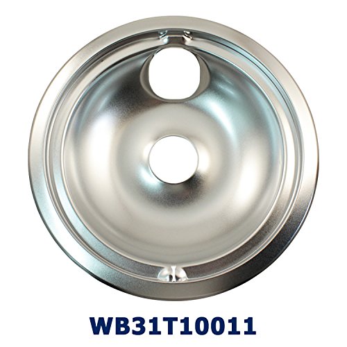 Edgewater Parts (2) WB31T10010 6" Drip Pan + (2) WB31T10011 8" Drip Pan Set for GE, Kenmore, and Hotpoint Ranges and Cooktops - Thumbnail 2