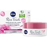 NIVEA Rose Touch Moisturising Gel‑Cream with Organic Rose Water & Hyaluronic Acid – Lightweight 48‑Hour Hydration Gel for Soft, Smooth, Radiant Skin, 50 ml