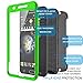 Tekcoo Galaxy J7 Case, Holster Clip, [TShell] [Built-in Screen] Locking Secure Swivel Belt Kickstand Phone Cover Full Body Case For Samsung J7 2017 [Green]