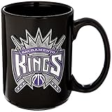 NBA Two Piece Black Ceramic Mug Set - Primary Logo