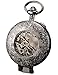 KS-KSP063, Men's Half Hunter Hand Wind Mechanical Pocket Watch