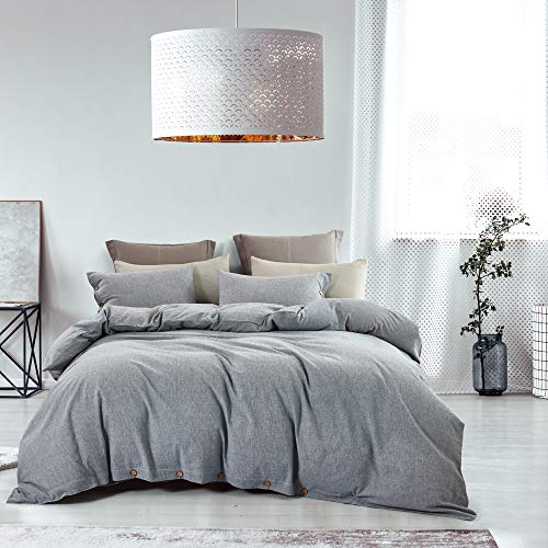 image for ESLITE LIFE 3 PCS Bedding Duvet Cover Queen, 100% Cotton Duvet Cover S