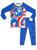 Marvel Captain America Boys' Captain America Pajamas Size 10