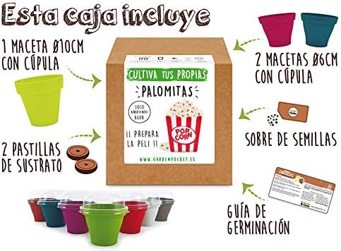Garden Pocket - Kit Cultivo Palomitas de Maíz: Amazon.es: Jardín