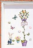 Easter Spring Garage Door Magnets Set, Purple