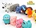 Little Treasures Baby Animal Farm Collection Bathtub Toy Set Includes Cow, Rabbit, Owl, Raccoon, Hippo, Lion and More!