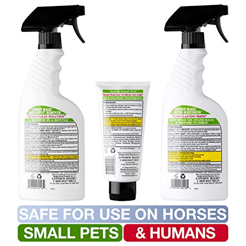 Cowboy Magic Greenspot + SuperBody Shine 16 Ounce each With Detangler