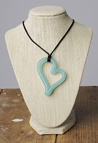 Teethease Heart Pendant Toy, Jade