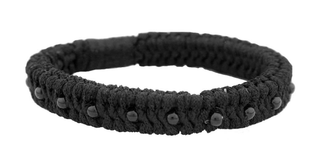 CARAVAN Assorted Bead Crochet Elastic Ponytail