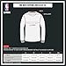 NBA Brooklyn Nets Men's T-Shirt Supreme Long Sleeve Pullover Tee Shirt, Large, Gray