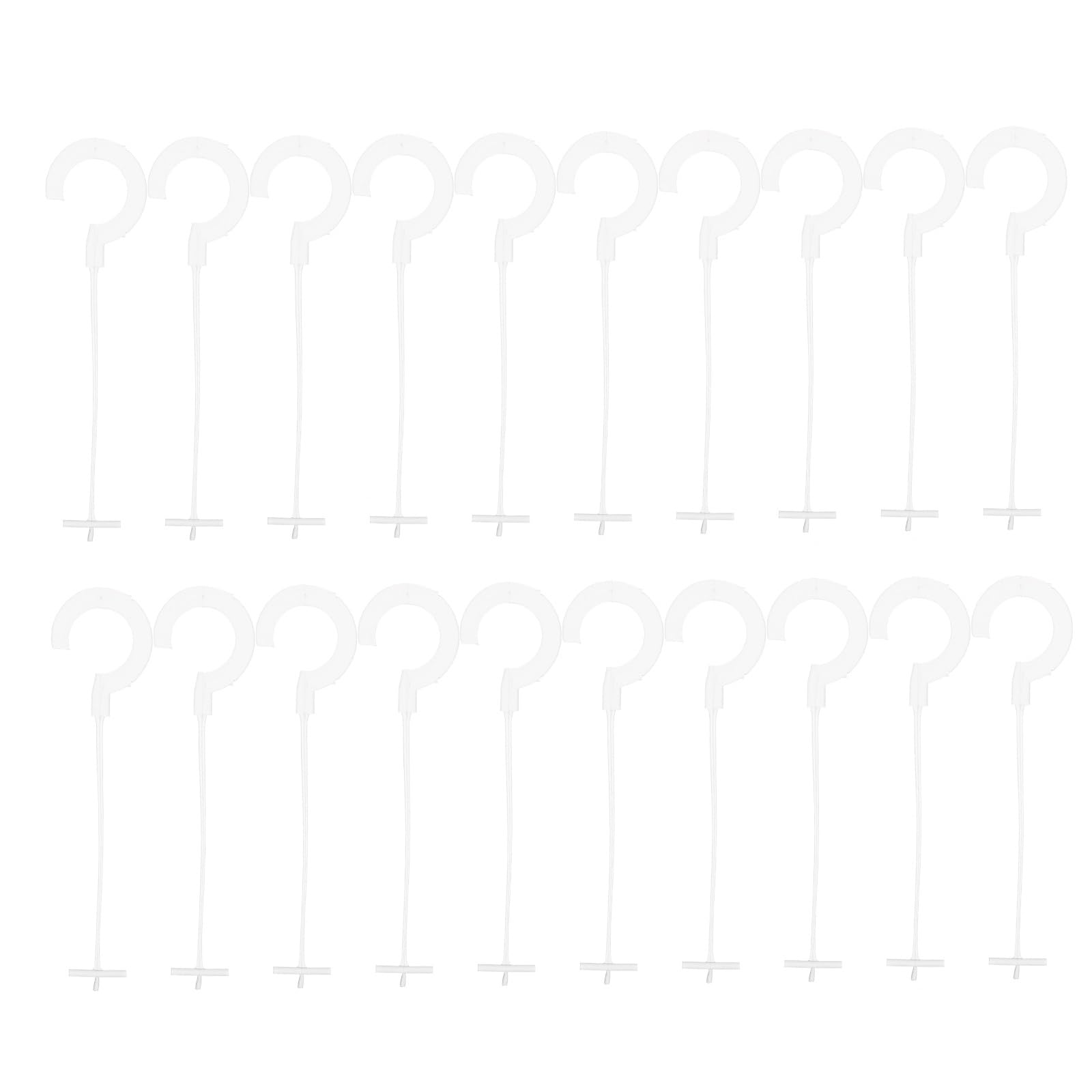 Tagging Hook Barbs - 5000Pcs Tag GunRefill J Rounded Pins Clothing Tagger Label Fasteners Buckle tshirt Tag (White)