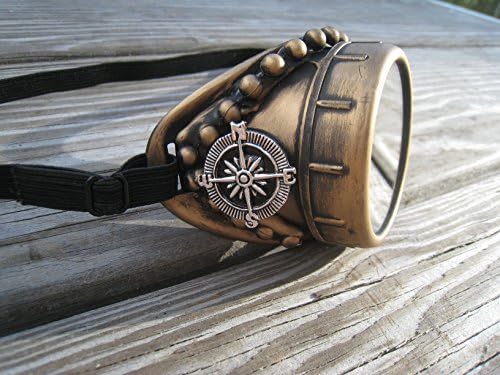 Steampunk Goggles Monocle with Key Necklace