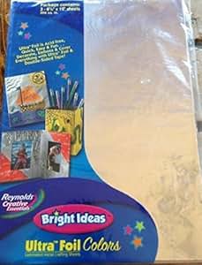 metallic paper bright foil creative reynold wrap ultra colors silver