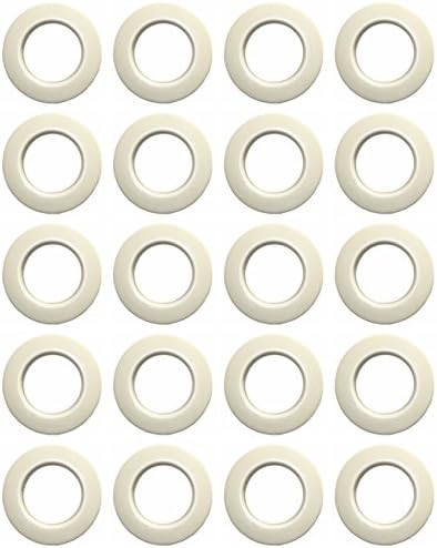 Selling Wonderful 1-9/16-Inch Inner Diameter Plastic Curtain Grommets 20-Pack (White)