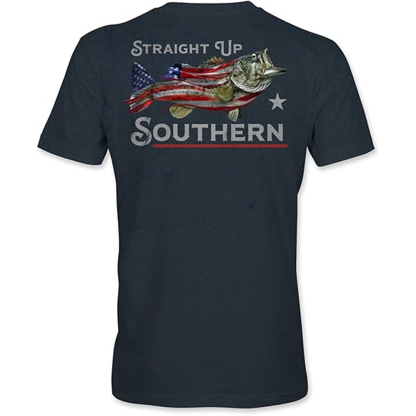 STRAIGHT UP - SOUTHERN - Mens Hunting American Flag Short
