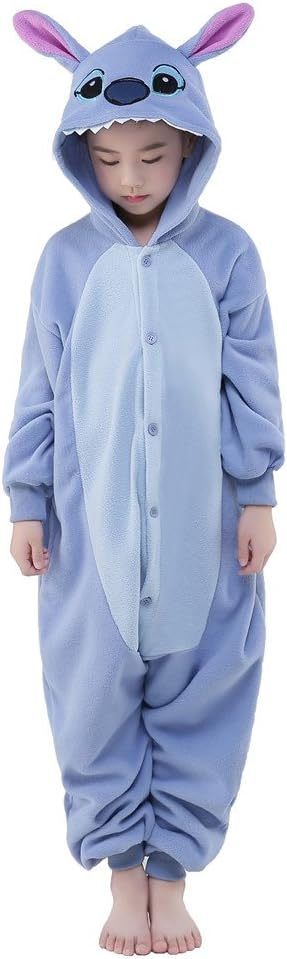 Unisex Child One Piece Plush Pajamas Cosplay Costume