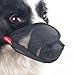 Dog muzzle, Gentle mesh anti licking quickly fit long snout doggie mask mouth cover for postoperative recovery surgery operation