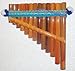 Artesanal Burned Antara Andean Pan Flute 13 Pipes Peruvian