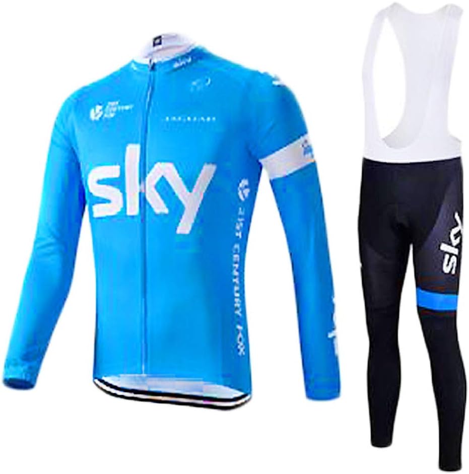 ZCFXJiTuanYZ Outdoor Sports Jersey Suit Sportswear Bicycle Long-sleeved Jersey + Trousers breathable quick-drying Men's Spring/Autumn/Winter