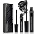 DDK 4D Silk Fiber Lash Mascara, Mascara Cream Makeup Lash, Natural Ingredients Mascara for Thickening & Lengthening, Last All Day & Waterproof, Non-Toxic Hypoallergenic and Paraben-Free