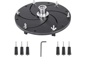 YUEWO Woodworking Lathe Chuck Self-Centering Centrifugal Longworth Chuck Wood Rotary Lathe Chuck Aluminum Alloy for Milling Machine Grinders Bowls Plates M33*3.5 Thread (14 Inch)