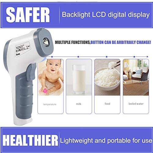 Cheekbone Digital Thermometer Infrared Baby Adult Forehead Non Contact Infrared Thermometer with LCD Backlight Household Termometer - Thumbnail 2