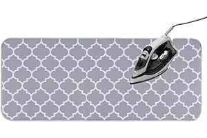 QYINXIU Ironing Mat,Heat Resistant Ironing Blanket, Thick Portable Travel Ironing Pad for Table Top, Washer and Dryer,120cm*7