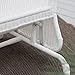 Coral Coast Casco Bay Resin Wicker Outdoor Glider Loveseat