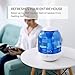 Eufy Humos Air 1.0, Ultrasonic Cool Mist Humidifier with Ultra-Quiet Operation, Anti-Bacterial Water Warmer, 1.0 Gallon / 4 Liter, Up to 20 Hours Use, Auto Shut-Off, Single-Room / Studio / Office Use