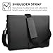 Cooper Magic Carry II Pro Case for iPad Pro 12.9 2015/2017 only | Protective Tablet Folio Cover w Handle & Stand | Carrying Case, Business School Travel (Black)