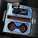 Blue Gear Shift Box Panel and Cup Holder Decorative Cover for Ford F150 2016 2017