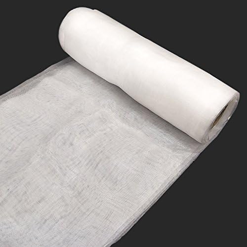 Originline Garden Netting Bug Mosquito Barrier Insect Screen Mesh Net, 10x50ft, White