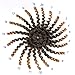 3 Pcs Wand Curl Crochet Hair Extensions Ombre Braiding Twist Hair Synthetic Jumpy Wand Curly Twist Braids Hair 8 Inch 20strands T27#
