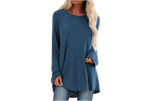 Aniywn Women's Plus Size Sweatshirt Tops Ladies Baggy Short/Long Sleeve Thin Solid/Printing Pullover Blouse T Shirts