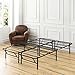 Hercules Folding Metal Bed Frame, 14 Inch Platform Mattress Foundation, King