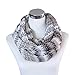 Lucky Leaf Lightweight Silky Cozy Fashion Gauze Loop Infinity Scarf for Women