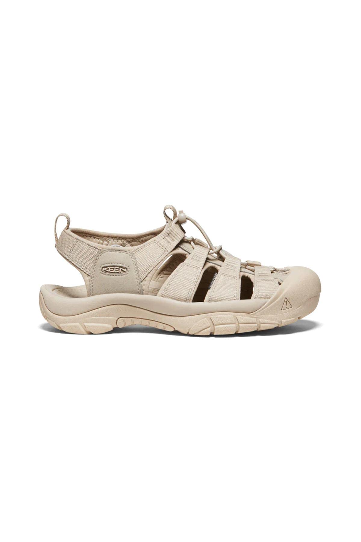 KEEN Men’s Newport H2 Closed Toe Water Sandals, Monochrome/Safari, 17