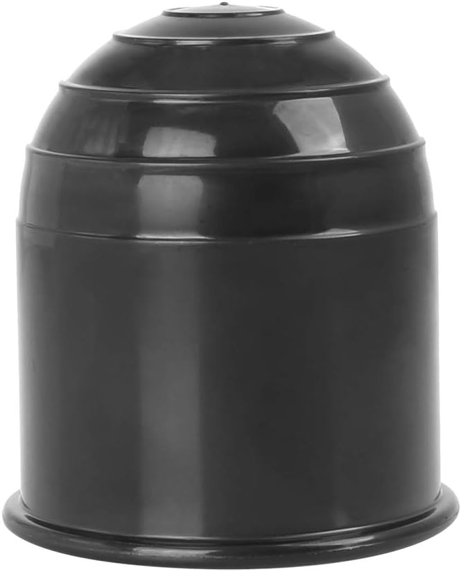 X AUTOHAUX 1.97 Inch Tow Bar Ball Cover Plastic Towing Hitch Protect Cap Black, 17 x 12 x 6 cm - Image 4