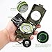 ARCHEER Multifunctional Metal Compass Military Army Aluminum Alloy Compass Pocket Size Compasses with Inclinometer, Measurer Distance Calculator for Hiking, Boating, Travelling