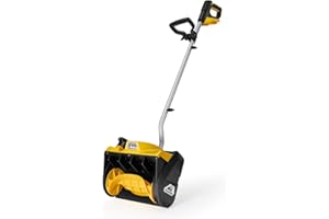 MORCLIN 12-Inch Cordless Brushless Snow Shovel Compatible with DeWalt 20V/60V Battery(Tool Only) Electric Snow Blower with 23ft Throwing Distance, Adjustable Chute, Smart Control, LED Light for Driveway