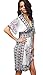 Oryer Womens V-Neck Cut Loose Bathing Suit Cover Ups Swim Cover-Up Dress