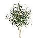 4 Pcs Artificial Olive Plants Branches Fake Fruits Silk Plants Plant