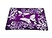 Schoolsupplies Purple Butterfly Rectangle Non-Slip Rubber Mousepad Gaming Mouse Pad
