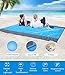 Smartideal Beach Blanket, Update Extra Large Oversized 10’X 9′ for 7 Adults Sand Free Beach Mat, with 6 Anchor Stakes, Compact, Lightweight Outdoor Family Mat for Beach, Caming, Hikingthumb 4