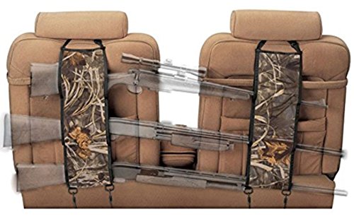 GnG Seat Back Gun Rack, sling pair storage organizer for 3 guns, rifles, shotguns in Cars, Trucks & SUV, Camouflage Car storage for Hunting sports
