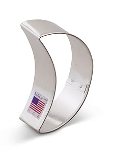 Ann Clark Cookie Cutters Crescent Moon Cookie Cutter, 3"