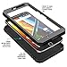 Poetic Revolution Series Rugged Hybrid Case with Built-in Screen Protector for Motorola Moto G4 - Black