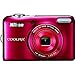 Nikon COOLPIX L32 Digital Camera with 5x Wide-Angle NIKKOR Zoom Lens (Red) (Renewed)